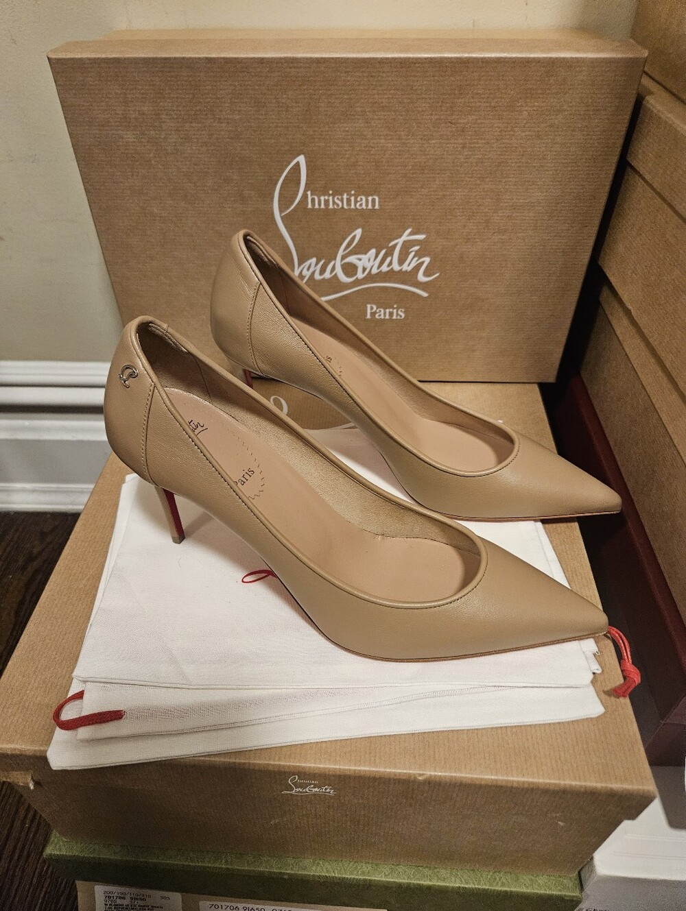 Christian Louboutin Sporty Kate 85MM Leather Pumps